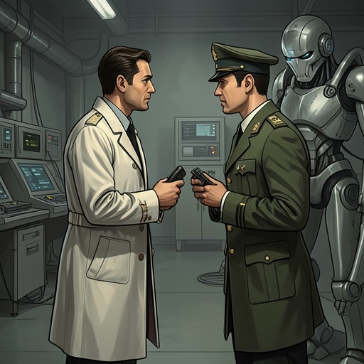 Scientists Against Military Command from "Ozymandias". This thread traces a procedural disagreement into a struggle over access, authority, and the ultimate purpose of the discovery.