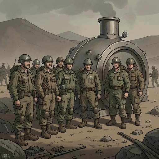 From Discovery to Seizure from "Ozymandias". This thread follows the discovery’s changing ownership, from a hidden scientific find to a machine removed under military authority.