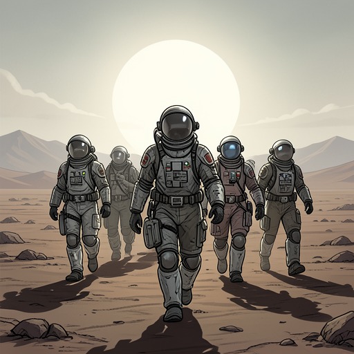Surveying the Barren World from "Ozymandias". This thread follows the crew’s effort to read a planet whose physical remains are almost entirely erased.
