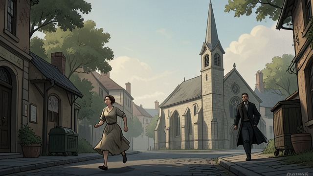 Escape from the Prince from "The Castle of Otranto". Escape from the Prince A Refuge Sought When Manfred proposes to marry Isabella, she escapes to the church rather than accept his demand.