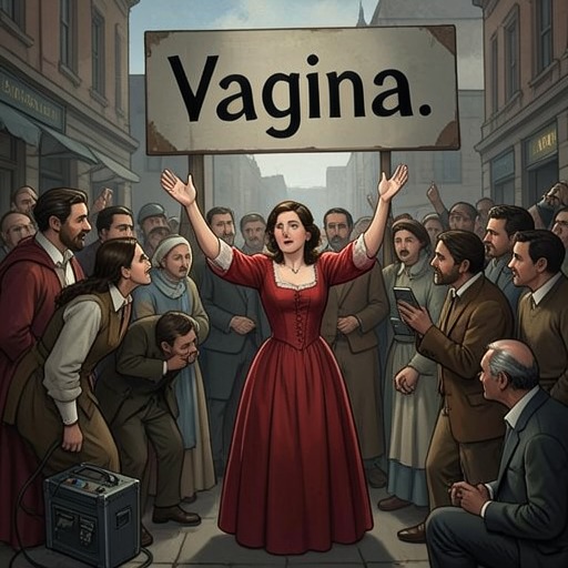 The Word Vagina Moves into Public Life from "The Vagina Monologues". This thread traces how the book treats naming, bodily knowledge, and public speech as a central route from shame toward recognition and action.