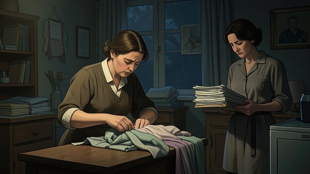 A Companion’s Loyalty from "A Murder Is Announced". Care and Irritation A Difficult Helper Dora muddles laundry, loses papers, and frustrates the efficient Letitia.