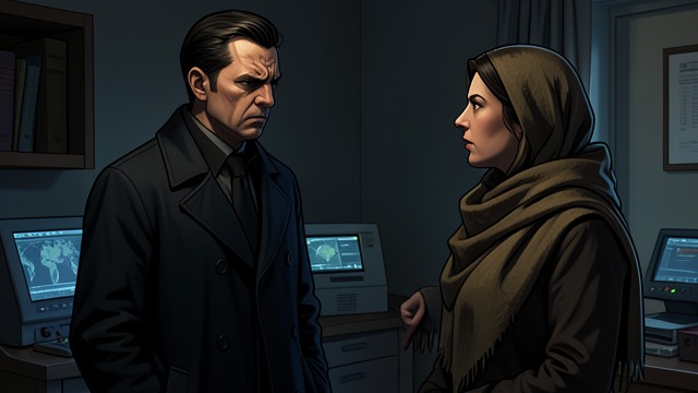 A Suspicion of Murder from "A Murder Is Announced". Patrick Under Question An Apparent Motive Because Patrick appears to be Letitia’s young relative, Craddock asks whether he might benefit from her death.