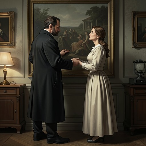 Hinchcliffe and Murgatroyd from "A Murder Is Announced". The partnership between the forceful Hinchcliffe and the gentle Murgatroyd turns an overlooked memory into a clue, then ends in devastating loss.