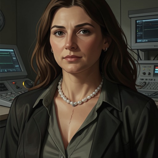 The Pearl Choker and the Hidden Scar from "A Murder Is Announced". A necklace that appears to be cheap costume jewelry conceals a medical scar and becomes an emotional signal of Charlotte’s collapsing disguise.