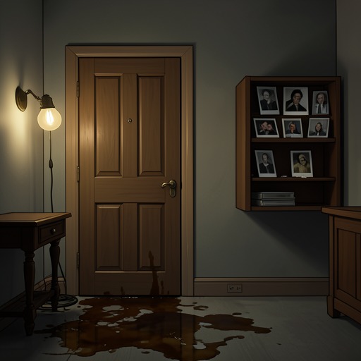 The Second Door from "A Murder Is Announced". A seemingly obsolete door becomes the physical clue that transforms a dubious theory into a solvable murder case.