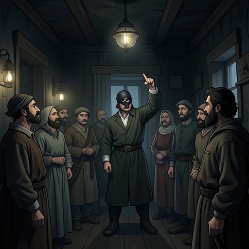 The Announced Murder from "A Murder Is Announced". The village’s curiosity about a newspaper murder notice turns into a real shooting and an increasingly dangerous investigation.