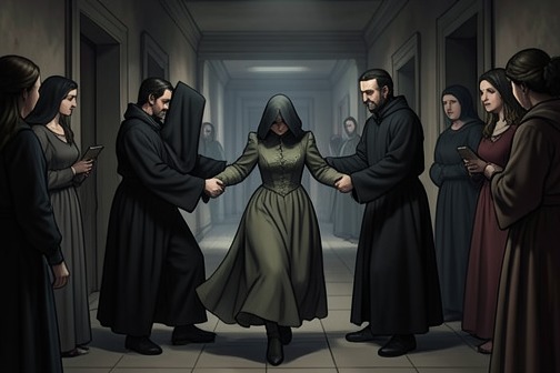 Octavie's Abduction and Abuse by the Monks from "Justine". Octavie’s abduction and abuse at the monastery turns the institution’s routine exploitation into a stark new crisis: a young woman taken from a journey to her…