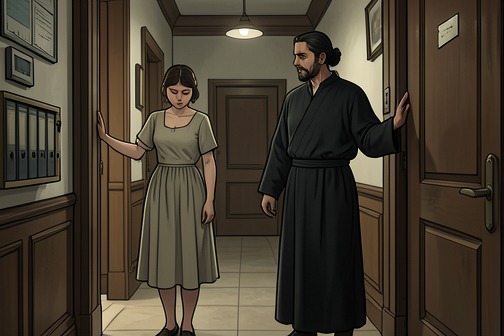 Oumphal Is Expelled from the Monastery from "Justine". Oumphal Is Expelled from the Monastery is a sudden removal within the convent’s system of confinement: after singling Omphale out during an inspection, the…