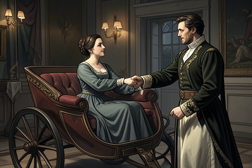 Dubois Abducts Therese and Delivers Her to a Nobleman from "Justine". Dubois Abducts Therese and Delivers Her to a Nobleman is a reversal in Therese’s account of repeated captivity: after she has escaped one danger, the woman she…