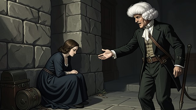 A Feigned Surrender from "Justine". A Feigned Surrender A survival calculation When the Comte threatens her, Justine realizes that refusal may endanger both herself and the Marquise.