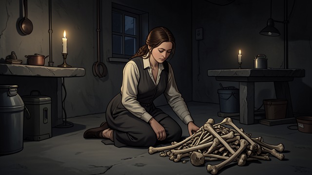 The Burial Ground from "Justine". The Burial Ground Evidence outside the walls While cutting through the monastery’s outer barriers, Justine sees a basement scene and discovers a concealed area…