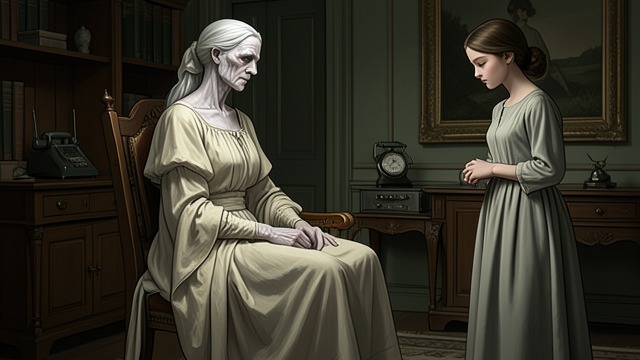 A Captive Introduced from "Justine". A Captive Introduced The household’s account The Count presents his wife as insane and assigns Justine to care for her.