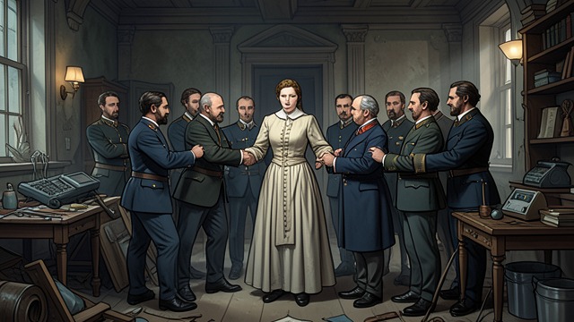 A Raid and Release from "Justine". A Raid and Release Fortune reverses for the gang Roland’s counterfeit business appears to succeed, and he departs for Venice with his fortune.