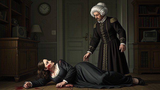 Love Ends in Threat from "Justine". Love Ends in Threat The mask falls The Comte discovers that Justine warned the Marquise and responds with violence rather than reconsidering his plan.