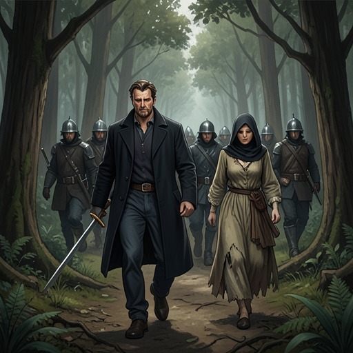 The Rescue at Montargis from "Justine". This flow follows Monsieur de Corville’s movement from listener to active protector and the official effort that briefly restores Justine’s freedom.