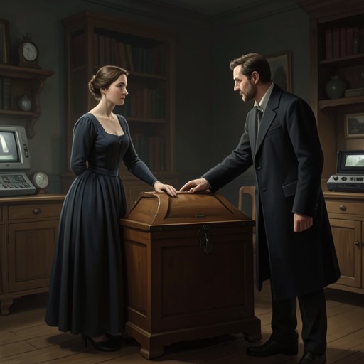 Omphale and Justine from "Justine". This flow follows Omphale’s effort to prepare Justine for captivity and the failed promise of aid that accompanies her unexplained removal.