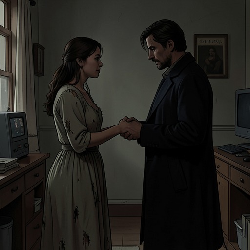 The Countess and Her Keeper from "Justine". This flow follows Justine’s relationship with Madame de Gernande from enforced service to a shared escape plan and separation during crisis.