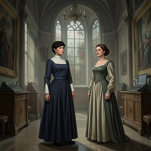 The Sisters’ Personal Destinies from "Justine". This flow traces Juliette’s movement from convent pupil to prosperous libertine and finally to religious renunciation.