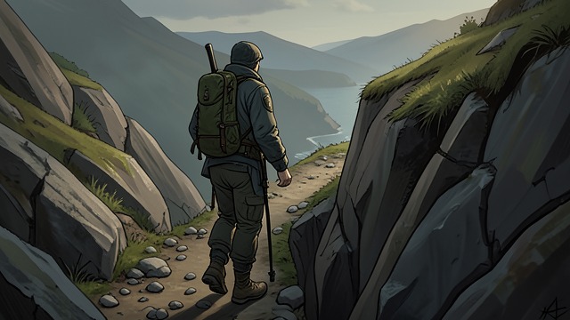 The Dangerous Path from "Being and Nothingness". The Dangerous Path A Threat from Outside A narrow path runs beside a precipice. Slipping stones and gravity appear as objective dangers to the walker.