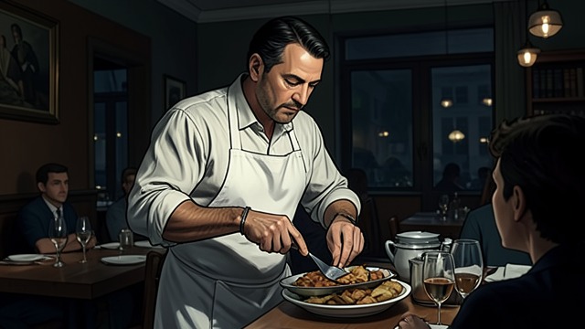 The Role Performed from "Being and Nothingness". The Role Performed Gesture as Ceremony The waiter sharpens his movements until they resemble a machine. His behavior stages the identity that customers demand.