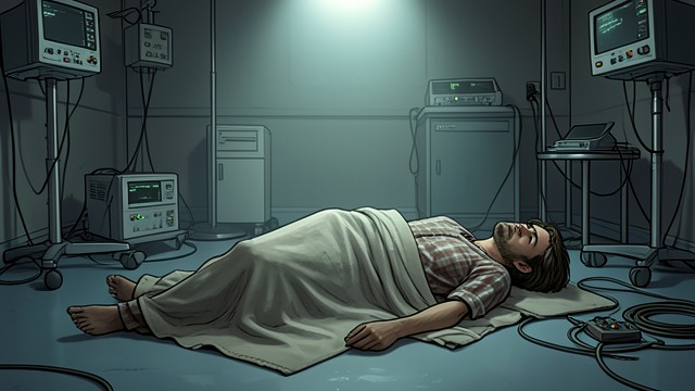 身体的极限,《时间旅行者的妻子》中的场景。冻伤失去双脚 亨利失温后归来 克莱尔发现亨利经历长时间的时间位移后浑身发抖,身体冷得厉害。医护人员试图恢复他的体温并让他的双脚回暖,但损伤十分严重。 截肢改变日常生活 医生在脚踝以上截去亨利的双脚。亨利活了下来,但疼痛、行动不便与绝望改变了他与身体及家人的关系。