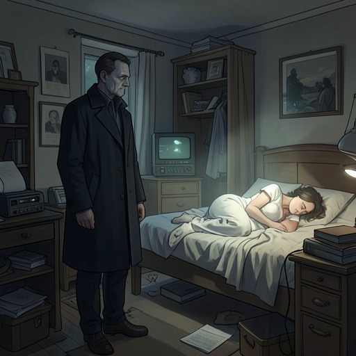 Ingrid’s Descent and Henry’s Guilt from "The Time Traveler's Wife". This thread follows Henry’s unstable relationship with Ingrid Carmichel and his later, futile attempt to intervene in her suicide.