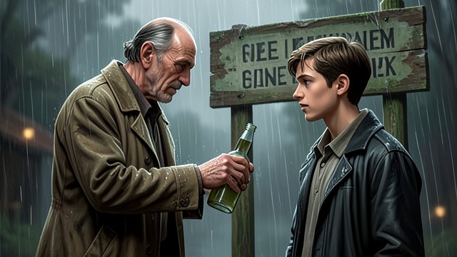 The First Pint from "Angela's Ashes". The First Pint A surrogate gesture With Frank's father absent, Pa Keating offers to buy him his first pint.