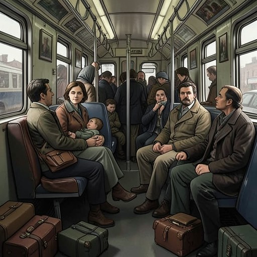 The McCourt Family's Return to Ireland from "Angela's Ashes". This flow follows the family's forced departure from New York and its precarious search for shelter and belonging in Ireland.