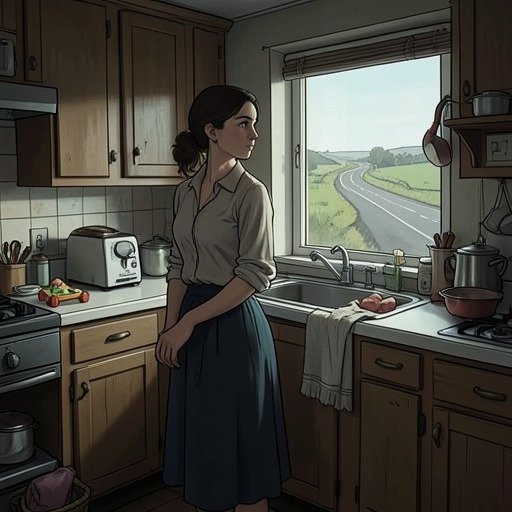 Angela McCourt's Endurance from "Angela's Ashes". This flow follows Angela McCourt as she moves from bereavement and dependence toward resourceful, if still precarious, care for her children.