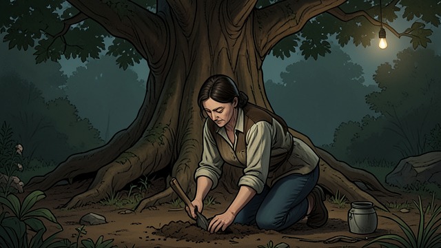 The Buried Past from "Blood Canticle". The Buried Past A breakdown in the garden Rowan becomes fixated on the bodies buried beneath the oak and digs through the earth while speaking of Emaleth and…