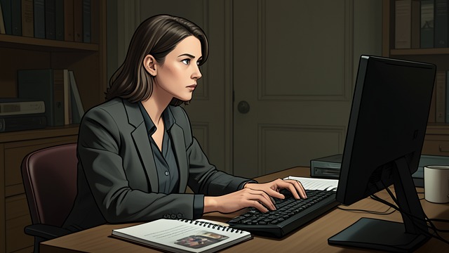 Mona at the Computer from "Blood Canticle". Mona at the Computer Recording a new life Mona uses a computer to document her sensations and philosophical questions after transformation.