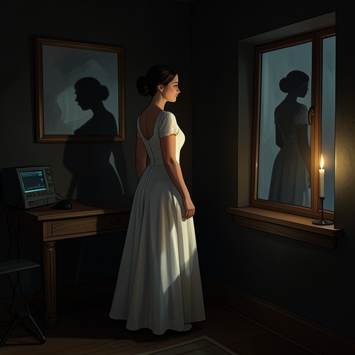 The Dark Trick and Consent from "Blood Canticle". Mona’s transformation raises the novel’s recurring question of whether a life-saving act can be morally justified when its recipient cannot fully consent.
