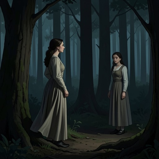 Mona’s Search for Morrigan from "Blood Canticle". Mona’s hope of finding the daughter taken from her changes from a sustaining dream into a painful encounter with loss and chosen separation.