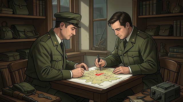 Toby’s Map from "The Life and Opinions of Tristram Shandy, Gentleman". A Map Preserves Place A remembered battlefield Toby uses a map to locate the point where he was wounded. The diagram gives order to a painful memory.
