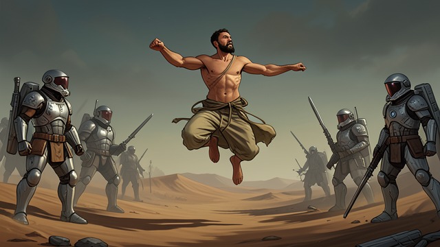 The Thark Captive from "A Princess of Mars". A Stranger Among Warriors Discovery and capture Carter awakens naked on Barsoom and discovers that his Earth-trained body gives him extraordinary jumping power…
