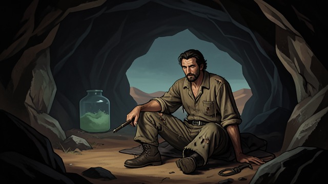 Return to the Arizona Cave from "A Princess of Mars". The Journey Ends Elsewhere A last attempt After helping restore the atmosphere on Mars, Carter loses consciousness beside the Atmosphere Plant.