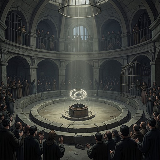 The Great Games and Their Spectacle from "A Princess of Mars". This flow examines the Warhoon arena as a system that turns captivity and death into entertainment, and follows Carter’s escape from its rules.