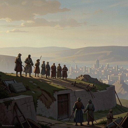 The Siege and Fall of Zodanga from "A Princess of Mars". This flow follows the conversion of a private rescue mission into a campaign that topples Zodanga and relieves Helium.