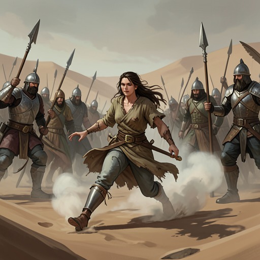 The Rescue of Dejah Thoris from "A Princess of Mars". This flow follows Dejah Thoris from her capture by the Tharks through her rescue, renewed captivity in Zodanga, and return to Helium.