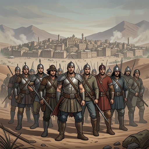 The Campaign Against Zodanga from "A Princess of Mars". This flow follows the political and military struggle that begins with Helium’s endangered princess and ends with the relief of its besieged cities.