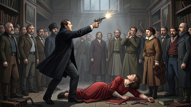 The Reported Shooting from "Curtain". One Shot, Several Stories A clear event, uncertain intent Hastings sees George fire his rifle and Daisy fall.