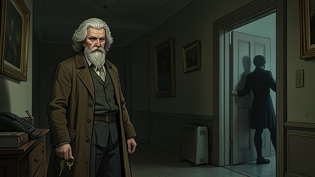 The Locked-Room Deception from "Curtain". Replacing One Man with Another Disguise and access Poirot uses his wig, false beard, and duplicate key to impersonate Norton in the corridor.