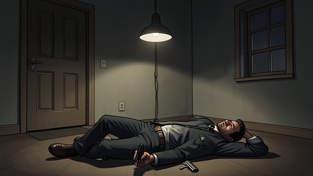 Norton's Body from "Curtain". A Death Declared Suicide A locked room discovered Norton is found shot in the forehead, his small pistol in hand and key in his pocket.