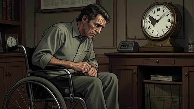 The Apparently Helpless Detective from "Curtain". A Mind in a Failing Body Visible decline Poirot appears crippled by arthritis and dependent on a wheelchair.
