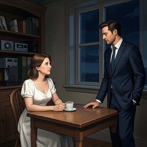 Barbara Franklin's Death from "Curtain". Barbara's plan to poison her husband is reversed by a switched coffee cup, while Poirot shapes an inquest verdict to protect innocent people.