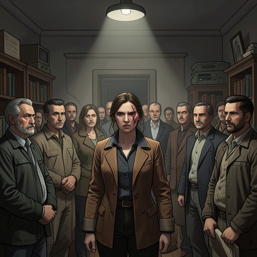 The Household's Competing Suspicions from "Curtain". Guests repeatedly mistake visible flaws and apparent motives for proof, showing how suspicion shifts as incomplete evidence is interpreted through personal…
