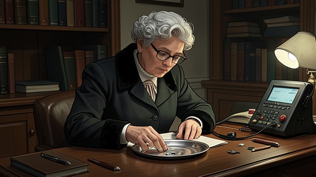 Mrs. Ackroyd’s Hidden Search from "The Murder of Roger Ackroyd". Mrs. Ackroyd’s Hidden Search A concealed motive for lying Mrs.