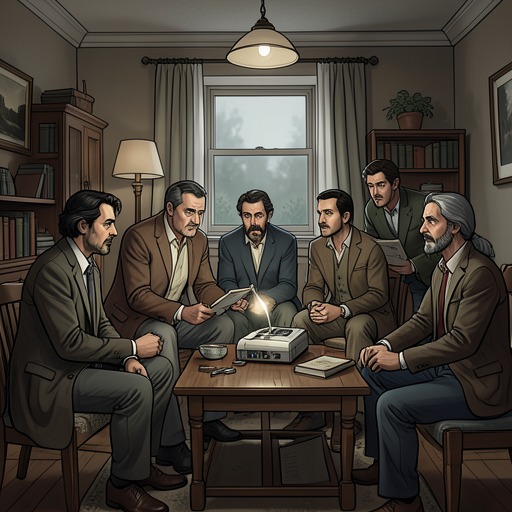 The Household’s Competing Suspicions from "The Murder of Roger Ackroyd". This flow follows the suspicion moving among Fernly’s inhabitants as each concealed motive is uncovered and distinguished from murder.