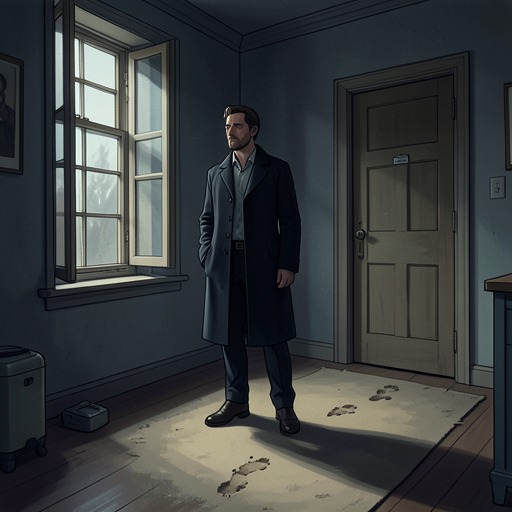 The Ackroyd Murder Investigation from "The Murder of Roger Ackroyd". This flow follows the discovery of Roger Ackroyd’s murder from the locked study to Poirot’s reconstruction of the crime.